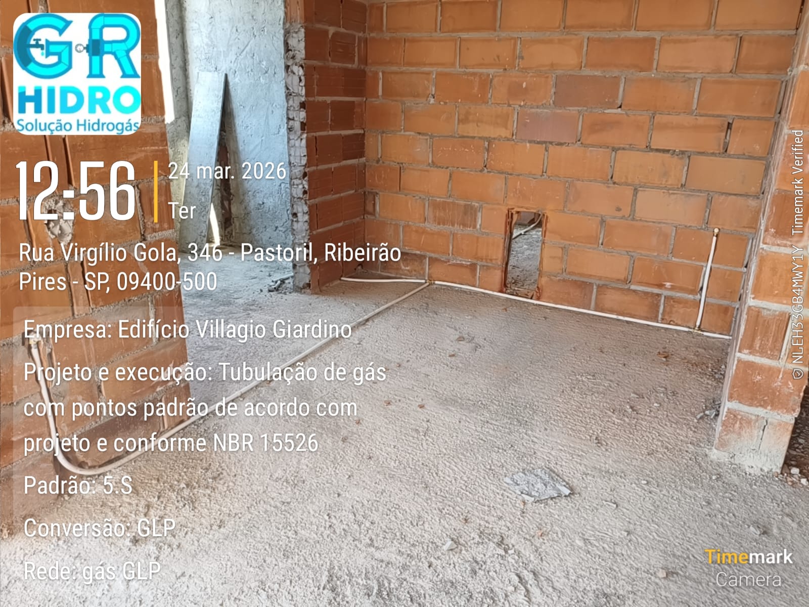 Instalação de Tubulação de Gás